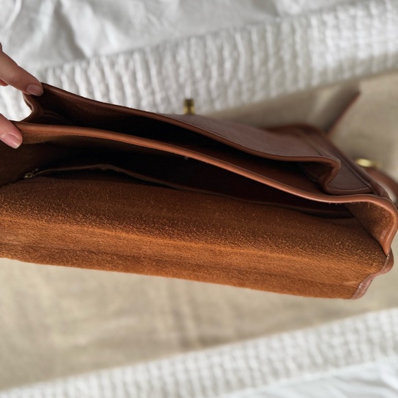 Coach Brown Leather Messenger Bag - Picture 7 of 10